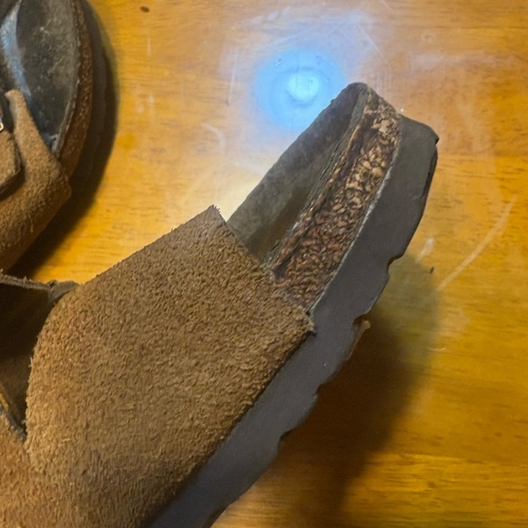- Birkenstock Beulah Brown leather sandals women size 9 men 7 - Picture 12 of 12